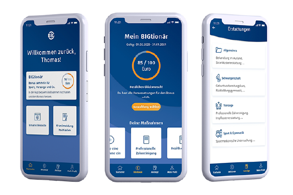 BAYOOMED entwickelt meineBIG App für Direktkrankenkasse