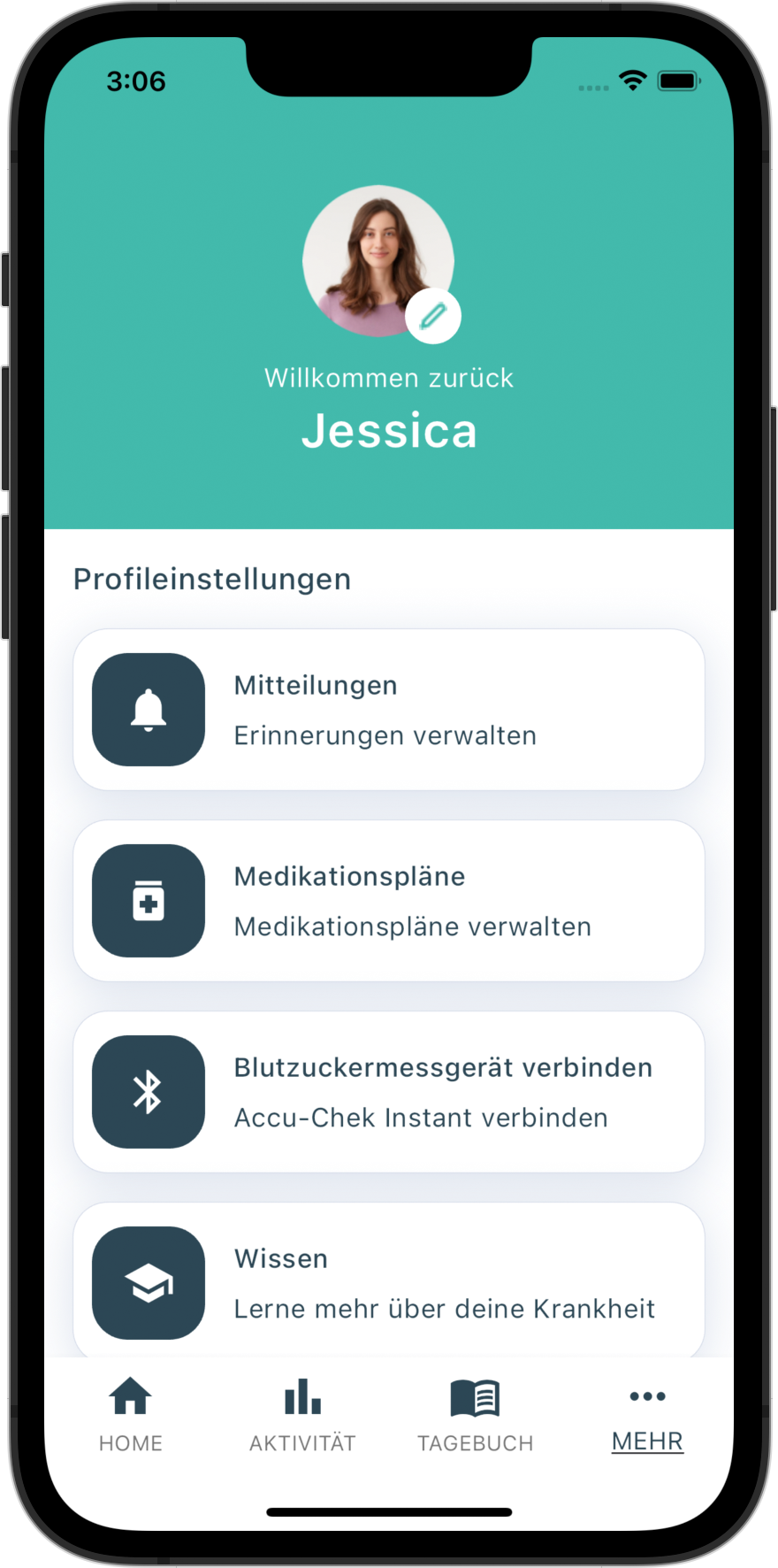BAYOOMED MedicalOne Connect_Skeleton App Profil
